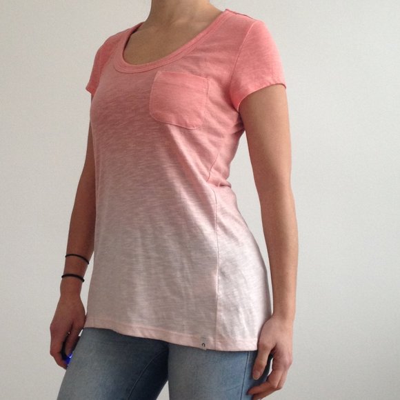 Hyba - Ombre Coral T-Shirt - Picture 2 of 3